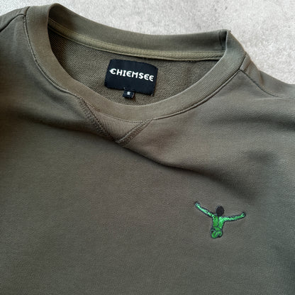 Chiemsee Olive Green Small Chest Logo Crewneck S