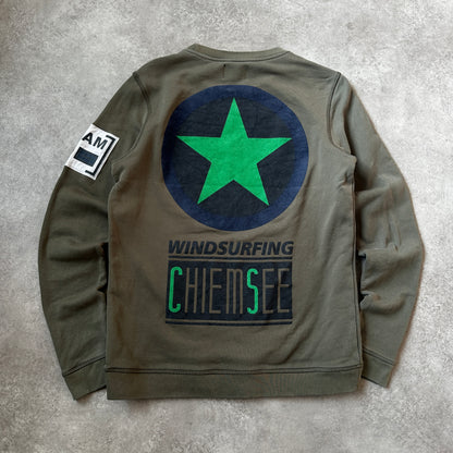 Chiemsee Olive Green Small Chest Logo Crewneck S