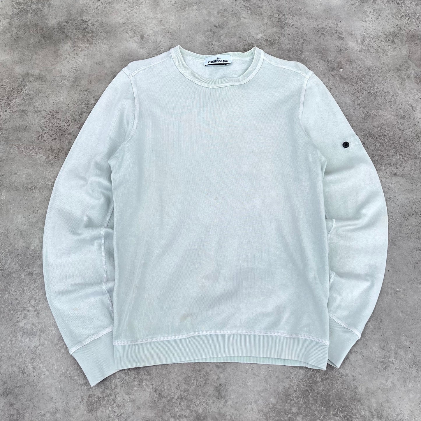 Stone Island Light Green Sweatshirt S