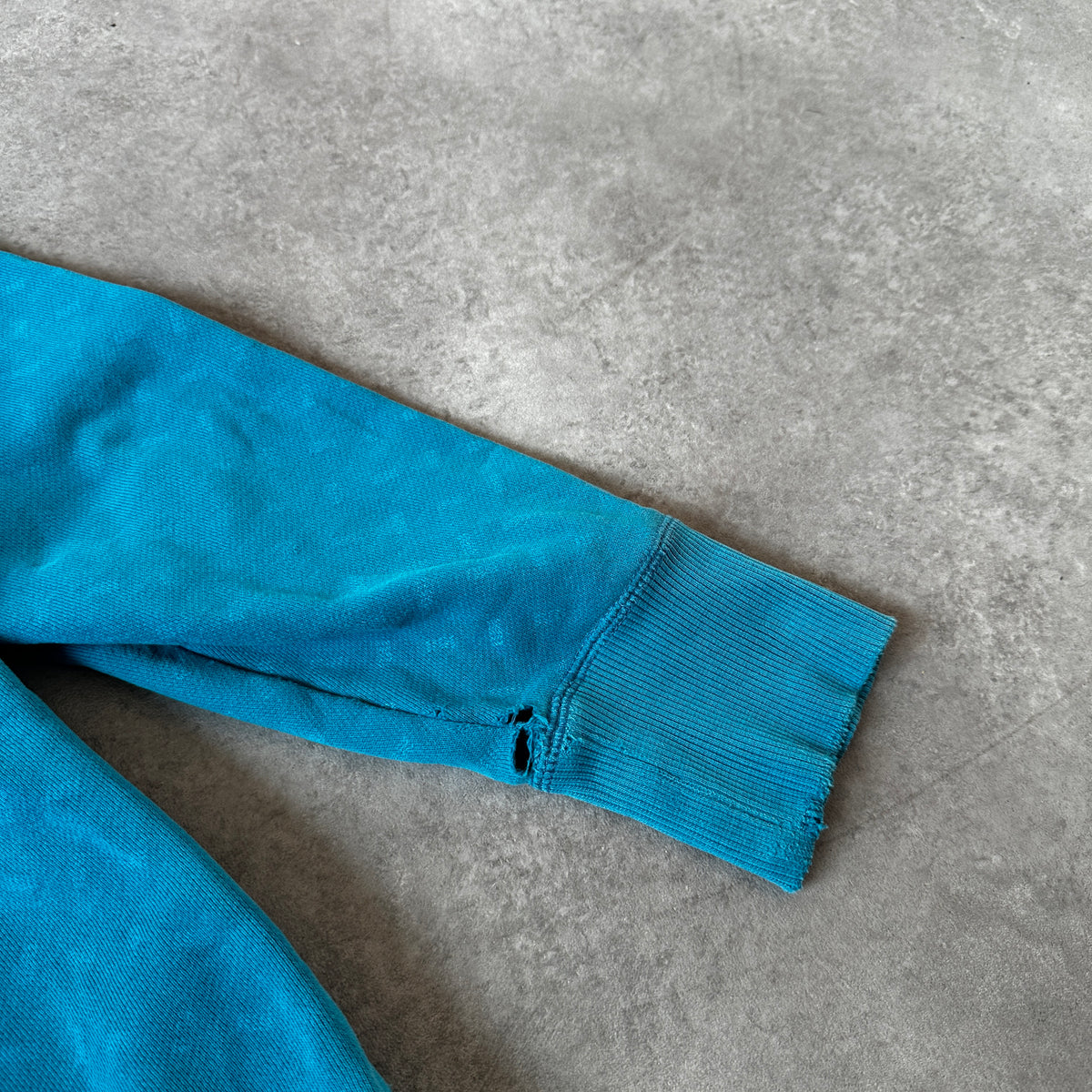 Nike Teal Patterned Swoosh Hoodie L