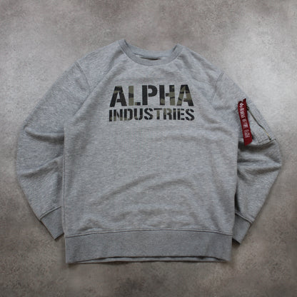 Alpha Industries Rundhalspullover (Herren-L)