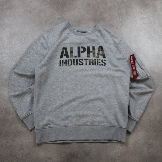 Alpha Industries Rundhalspullover (Herren-L)