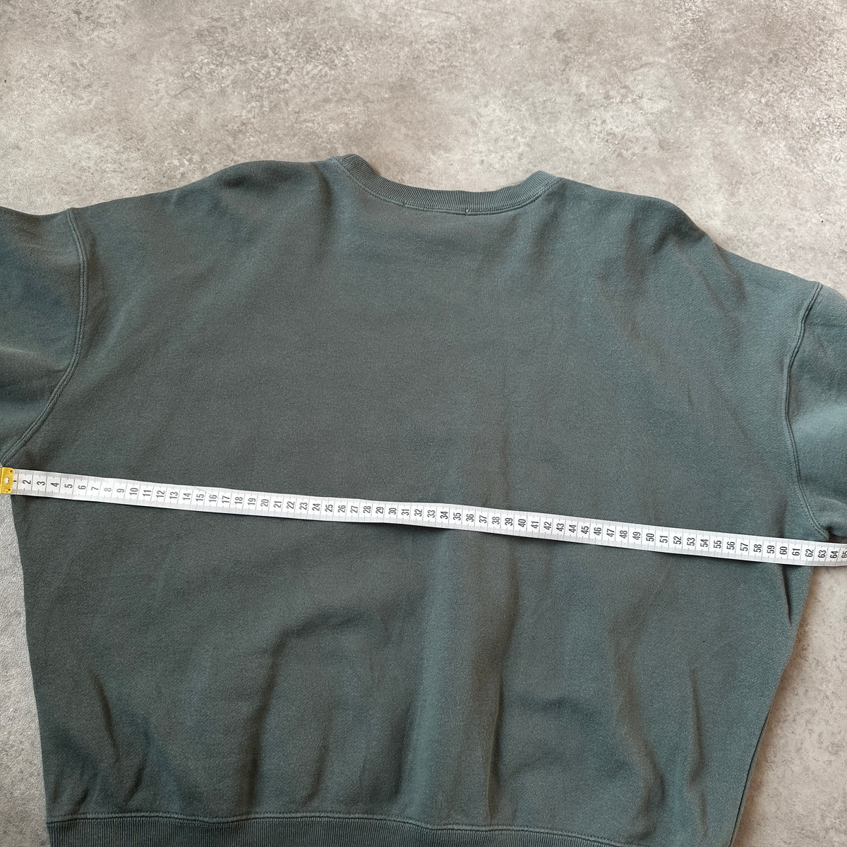 America Today Faded Green "New York City" Graphic Crewneck S