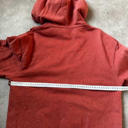 Levi's Rust Red Front Script Logo Hoodie S