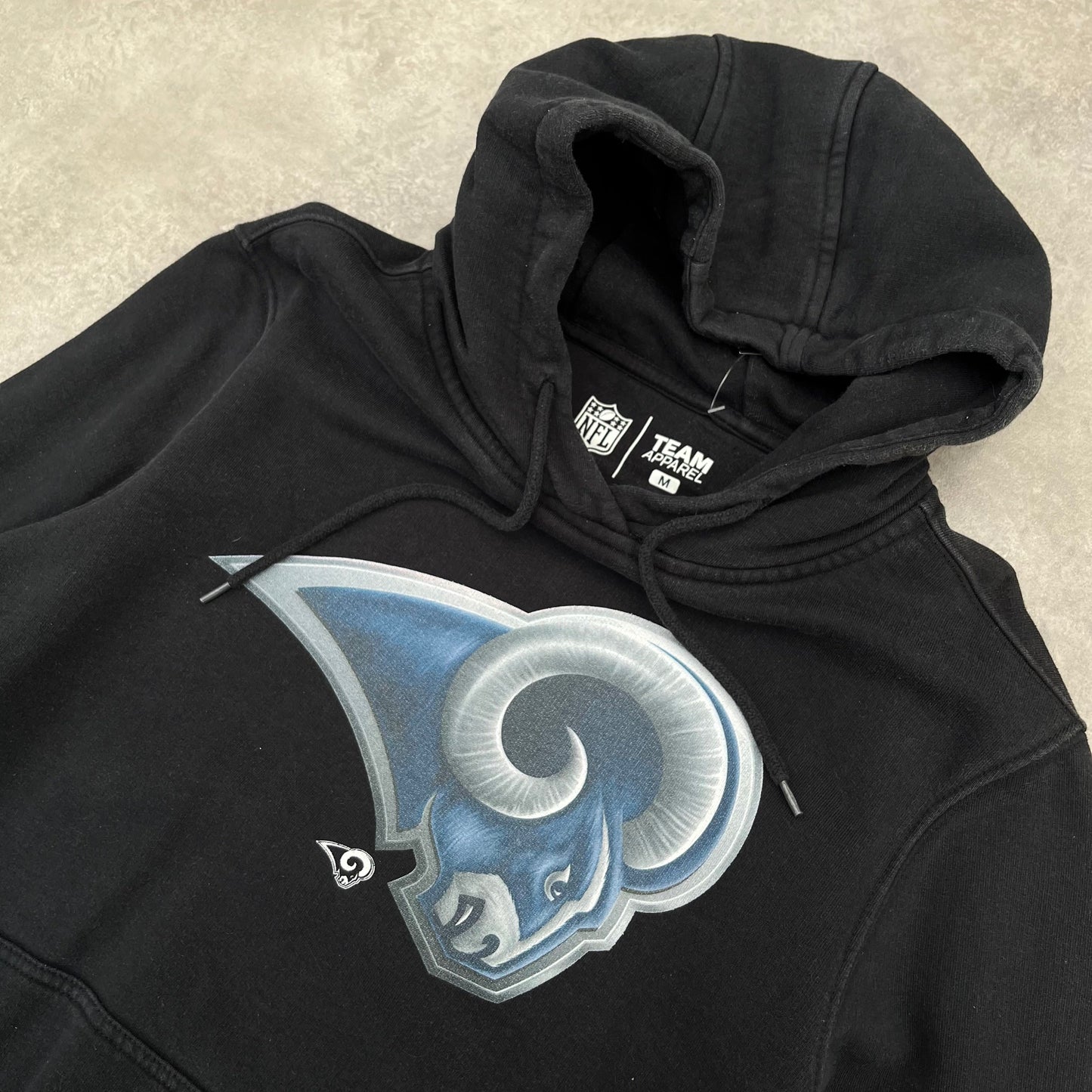 NFL Rams Black Hoodie M