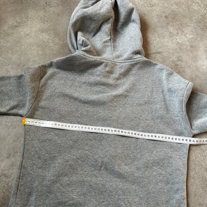 Hollister Grey Stacked Logo Hoodie M