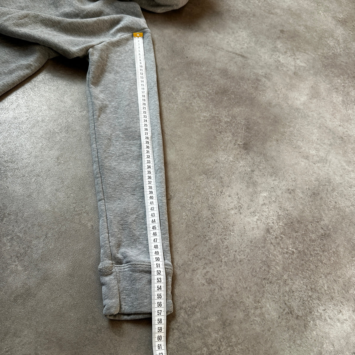 Hollister Grey Stacked Logo Hoodie M