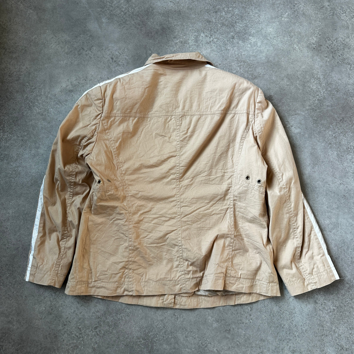 Gerry Weber Beige Dual Arm Stripe Jacket L