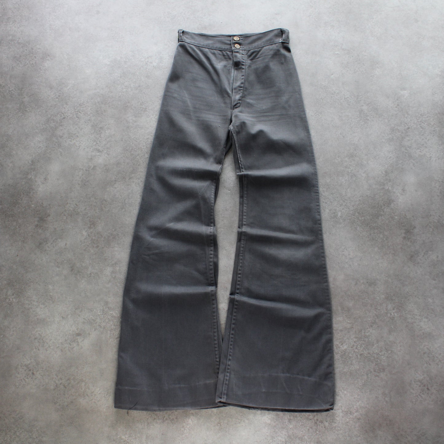 Puss Krazy Vintage Flare Pants – Charcoal Grey (Woman-M)