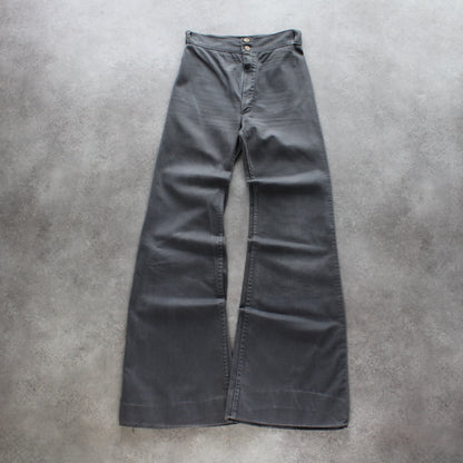 Puss Krazy Vintage Flare Pants – Charcoal Grey (Woman-M)