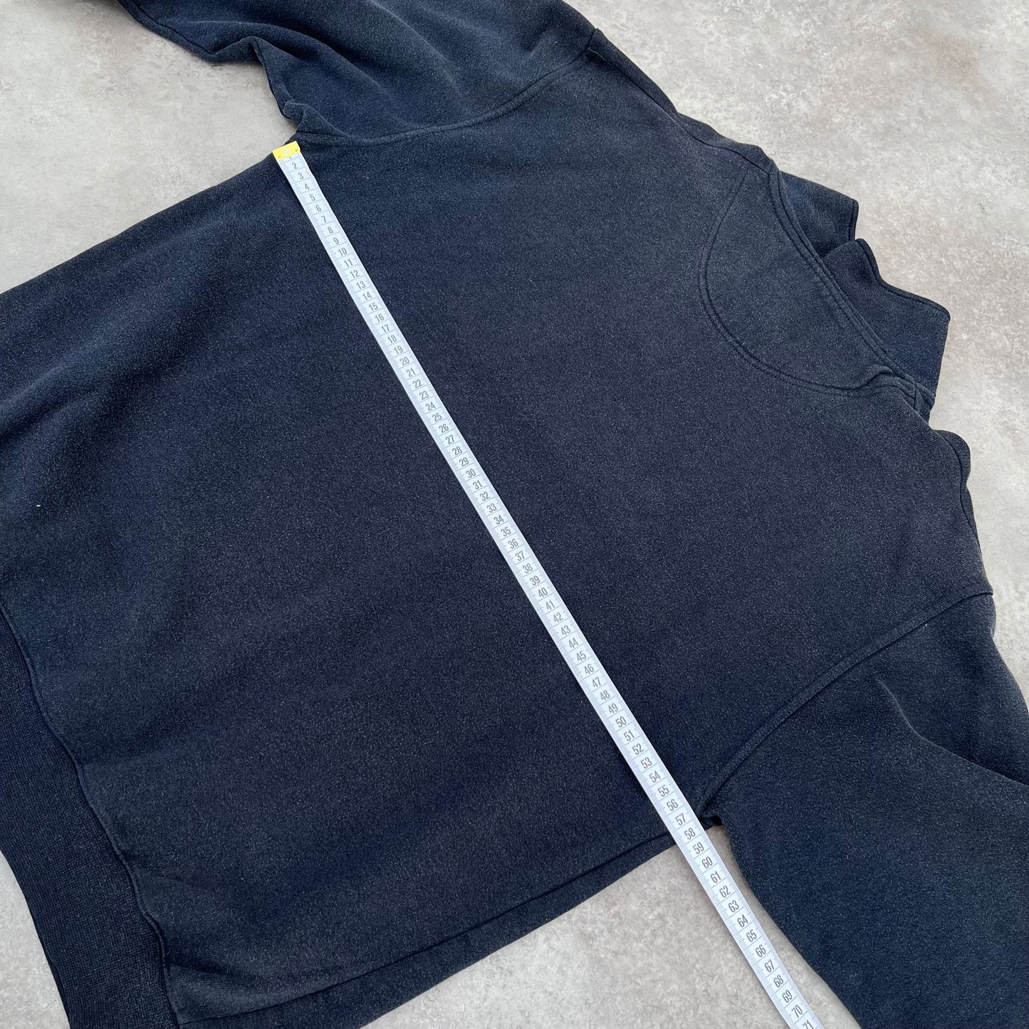 Champion Navy Quarter Zip Sweatshirt L