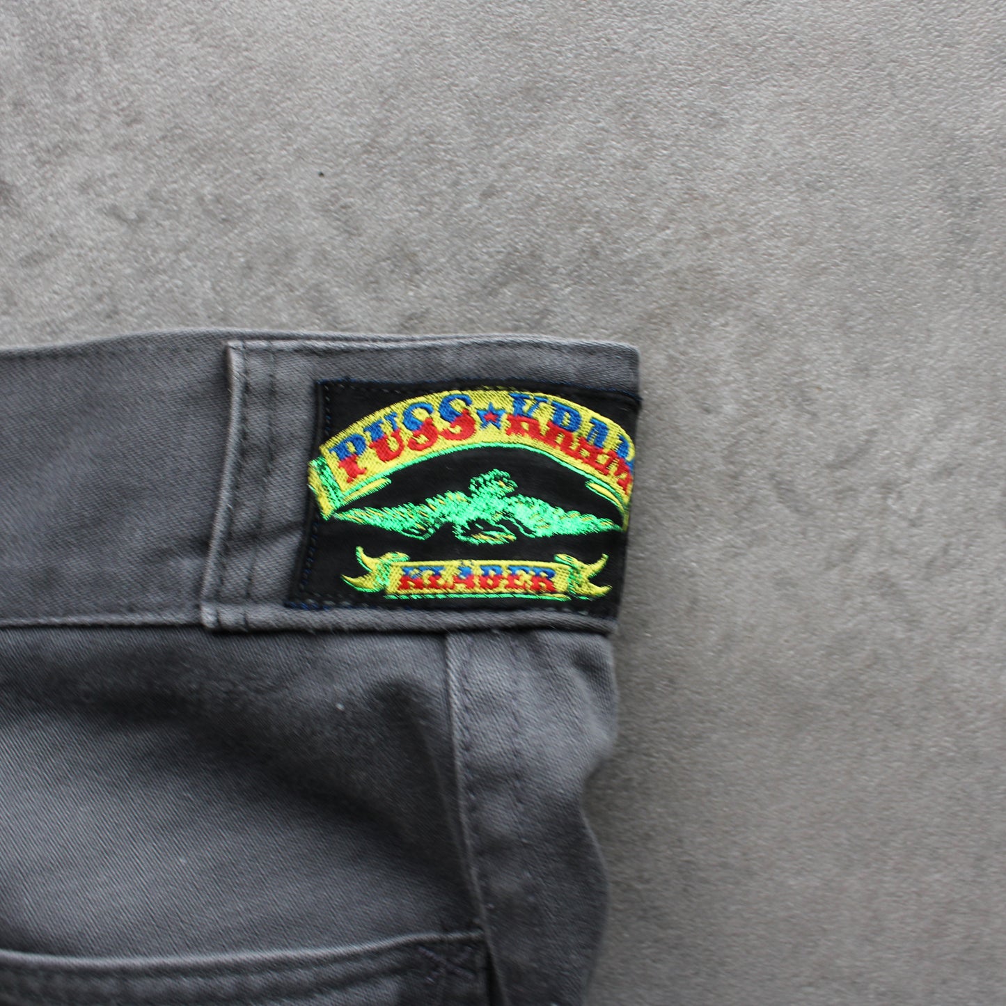 Puss Krazy Vintage Flare Pants – Charcoal Grey (Woman-M)