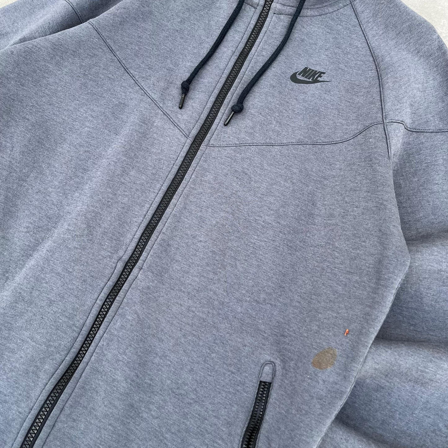 Nike Tech Fleece Grey Zip Hoodie M