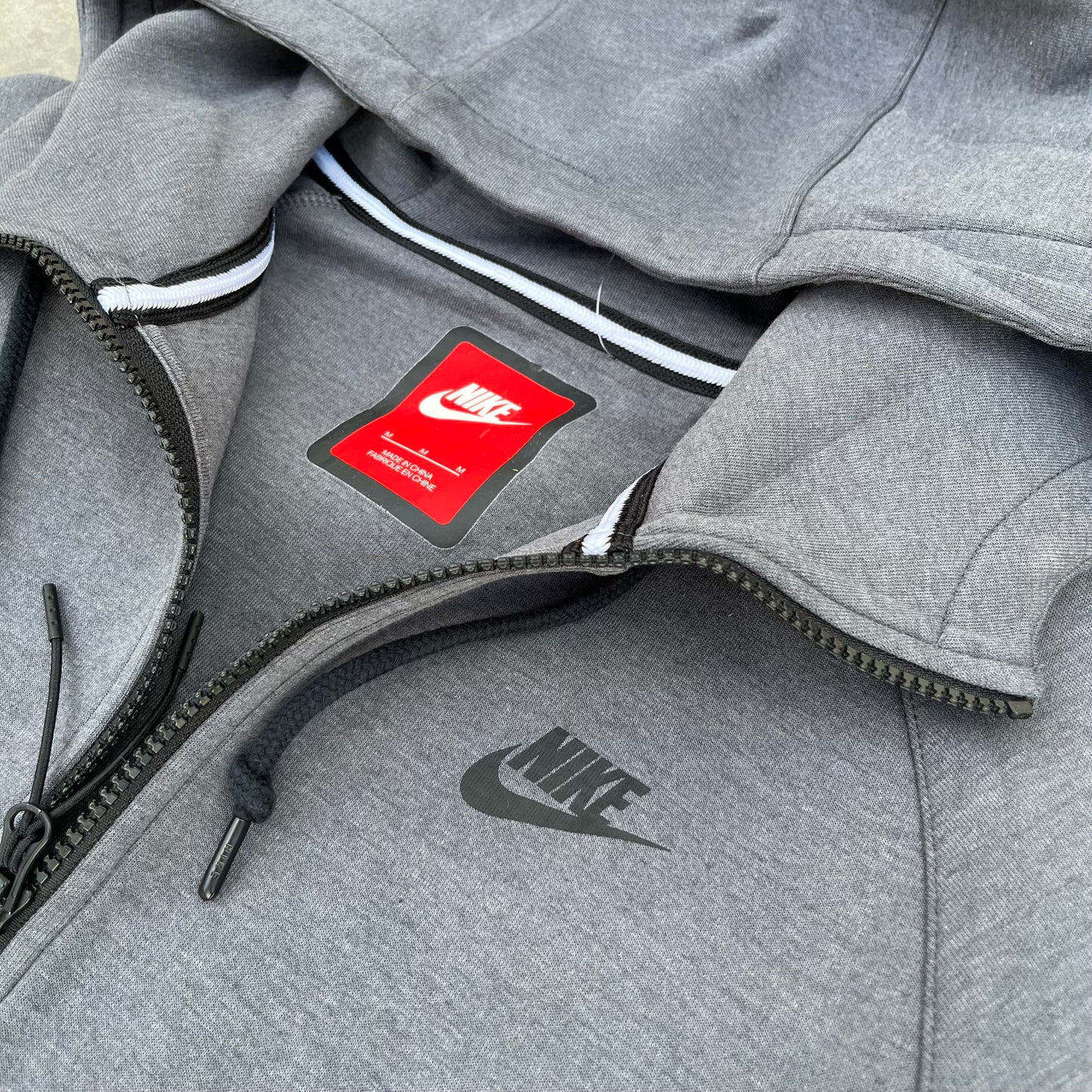 Nike Tech Fleece Grey Zip Hoodie M