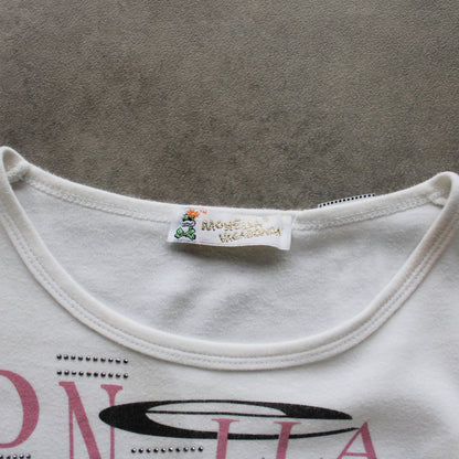 Monella Vagabonda White Graphic Long Sleeve (Woman-S)