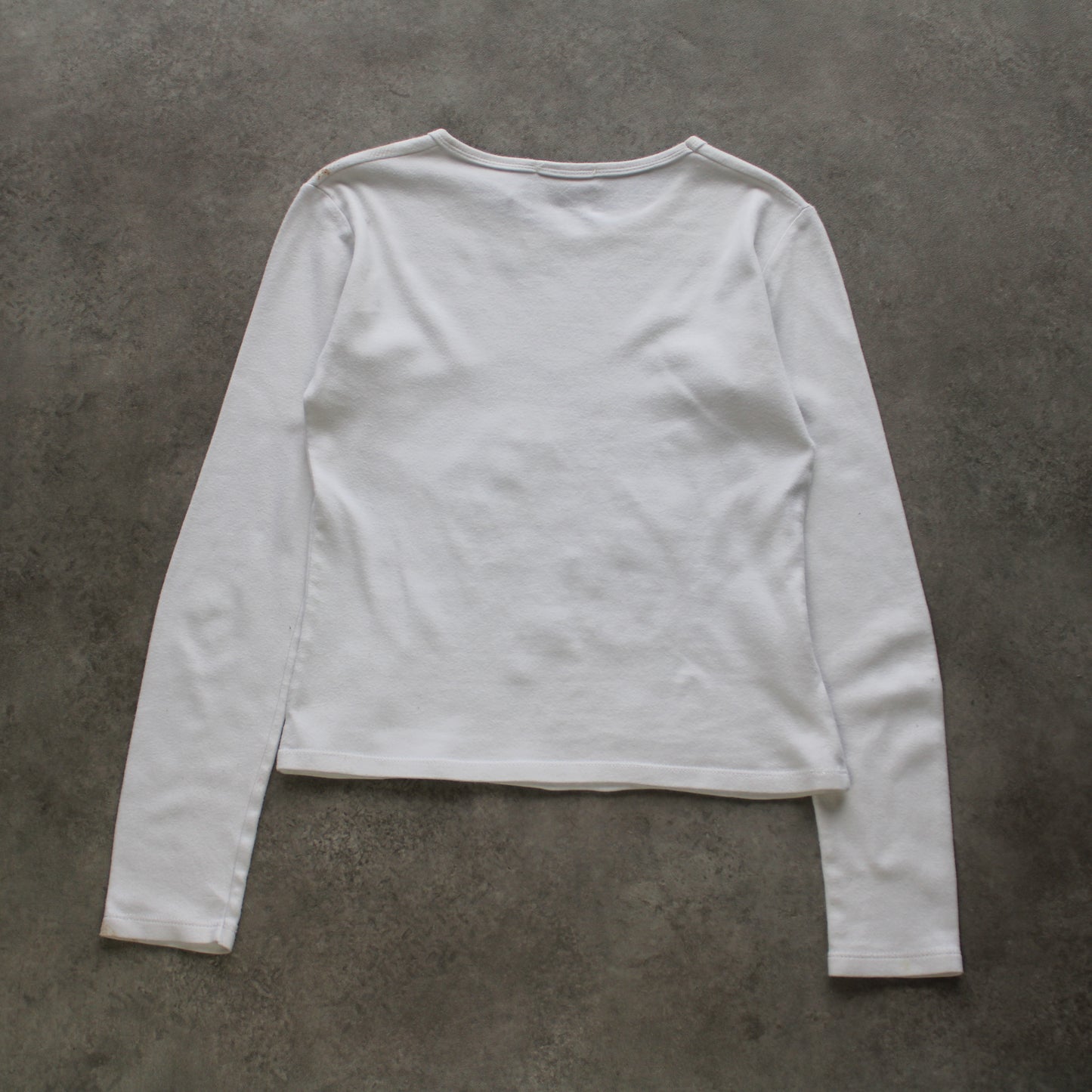 Monella Vagabonda White Graphic Long Sleeve (Woman-S)