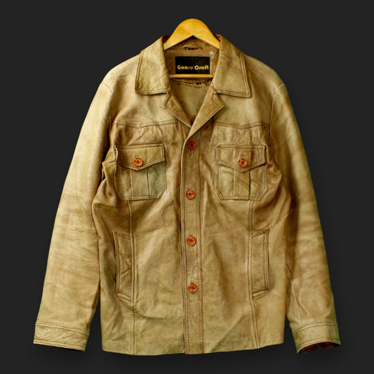 Groose Oraft Vintage Lederjacke