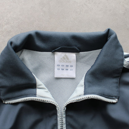 Adidas Vintage Track Jacket – Grey & Navy (Man-L)