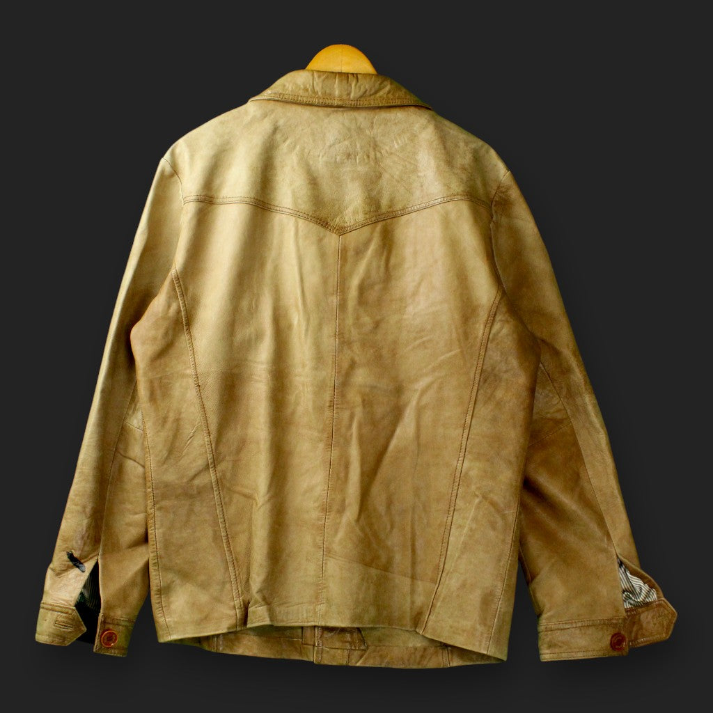 Groose Oraft Vintage Lederjacke