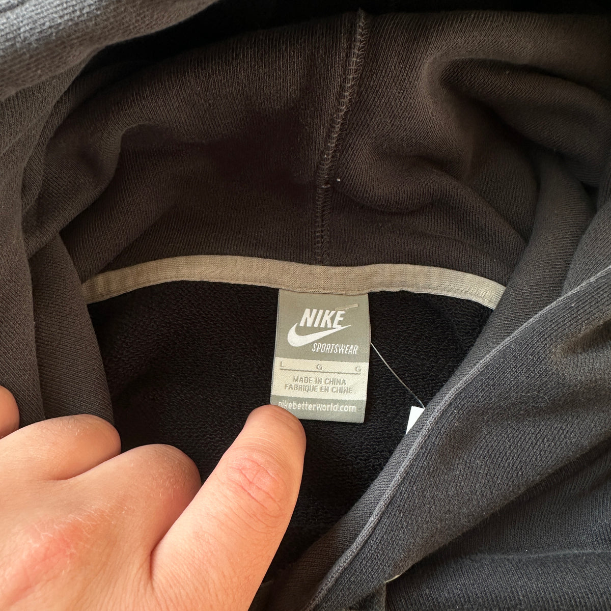 Nike Black Athletics West Graphic Hoodie L