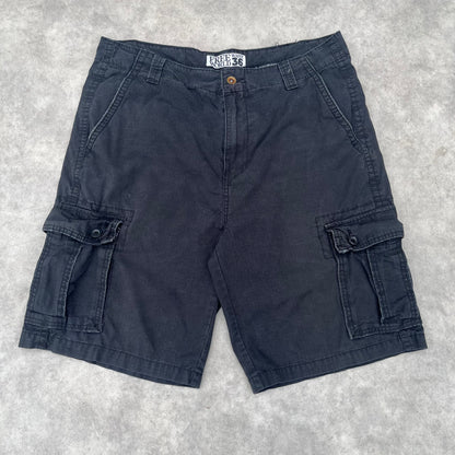 Free World Black Cargo Shorts W36