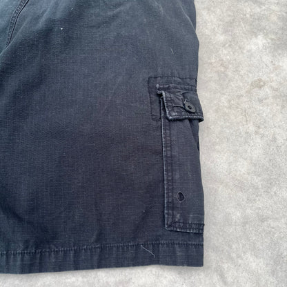 Free World Black Cargo Shorts W36