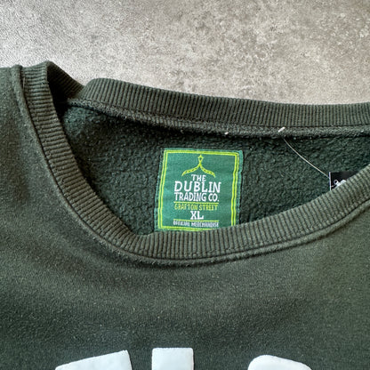 Dublin Trading Co. Dark Green Crewneck XL