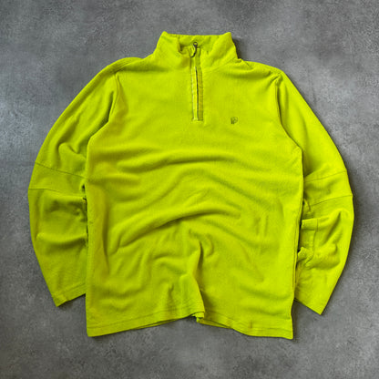 Protest Neon Yellow Fleece 1/2 Zip Sweatshirt L