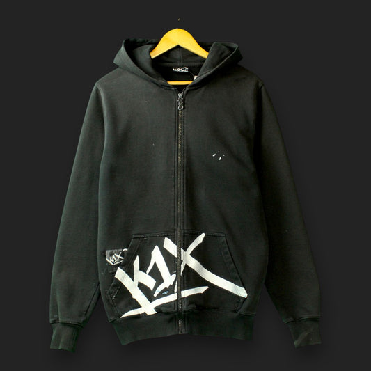 K1X Hoodie mit durchgehendem Reißverschluss (gepunktet)
