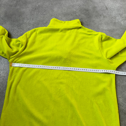 Protest Neon Yellow Fleece 1/2 Zip Sweatshirt L