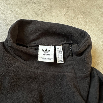 Adidas Grey Small Trefoil Chest Logo Crewneck XS