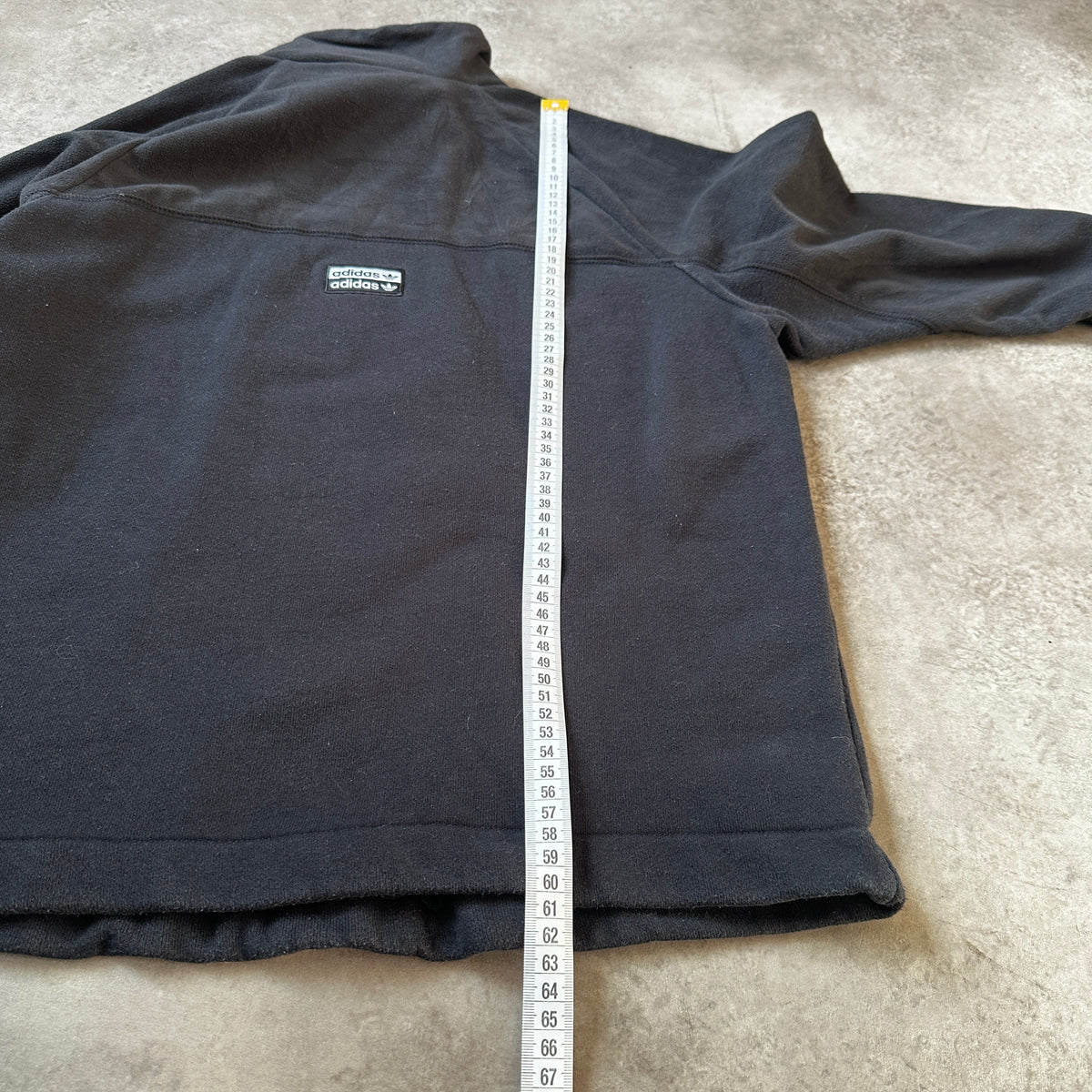 Adidas Grey Small Trefoil Chest Logo Crewneck XS