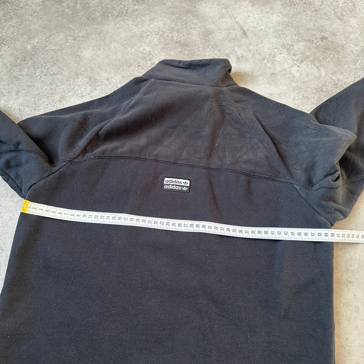 Adidas Grey Small Trefoil Chest Logo Crewneck XS