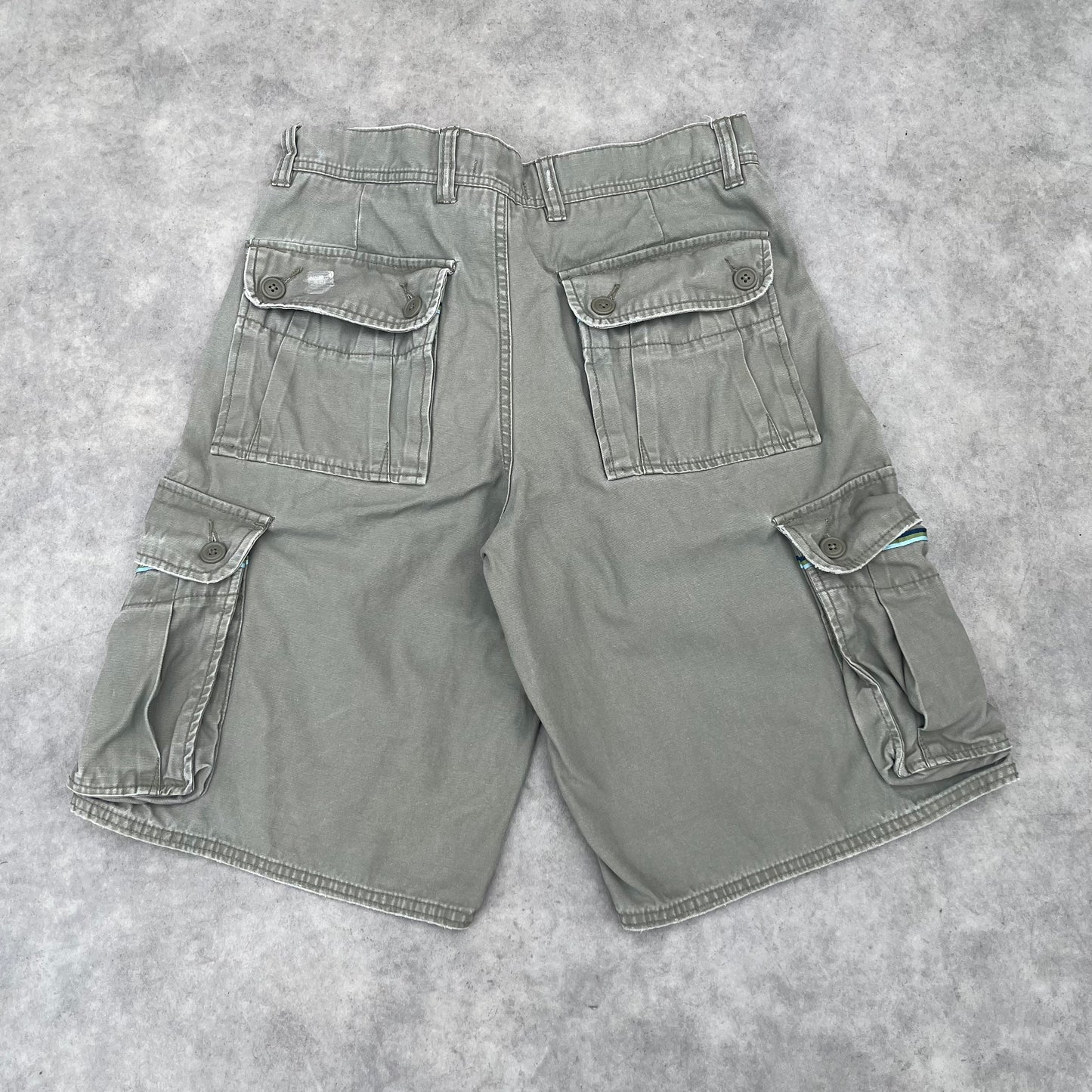 Old Navy Olive Cargo Shorts W29