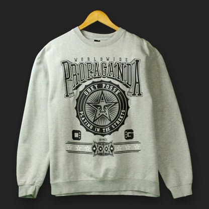 Obey – Pullover mit Buchstaben-Print