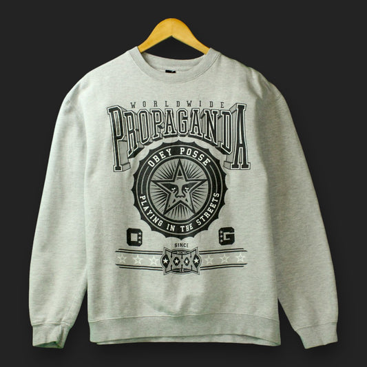 Obey – Pullover mit Buchstaben-Print