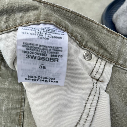 Wrangler Beige Cargo Shorts W38