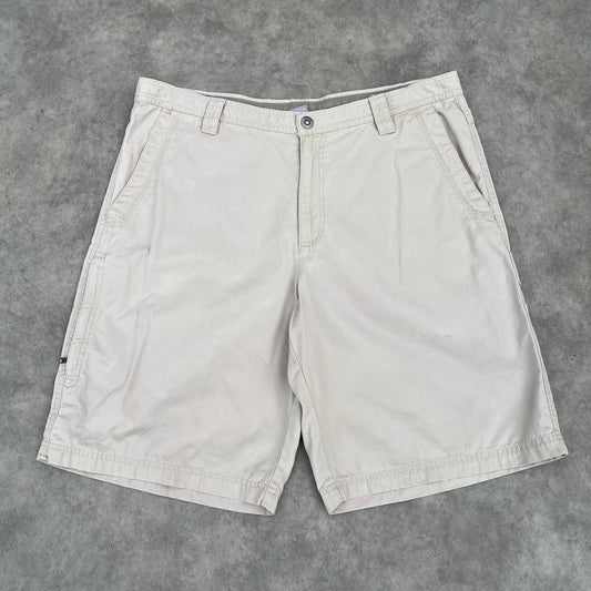 Columbia Beige Cargo Shorts W38