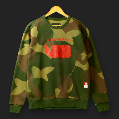 G-Star Raw – Pullover mit Buchstaben-Print