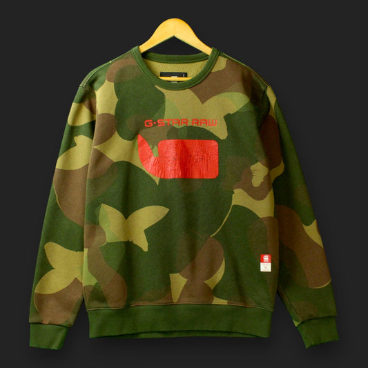 G-Star Raw – Pullover mit Buchstaben-Print