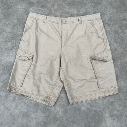 Faded Glory Beige Cargo Shorts W40