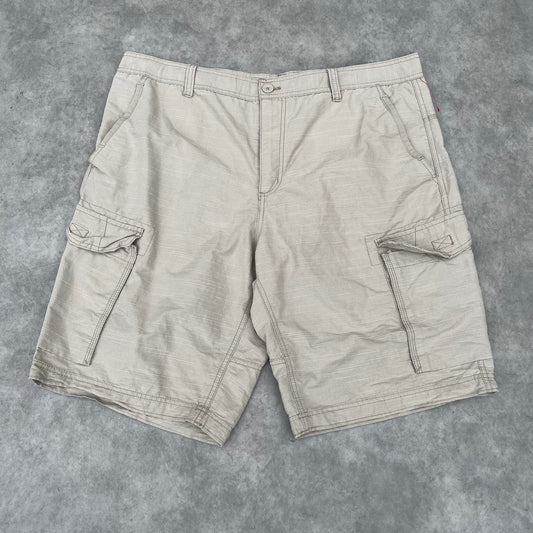 Faded Glory Beige Cargo Shorts W40