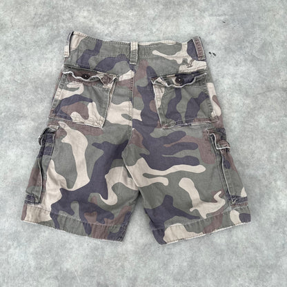 American Eagle Camo Cargo Shorts W28