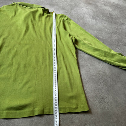Hugo Boss Olive Green Long Sleeve Polo Shirt XL