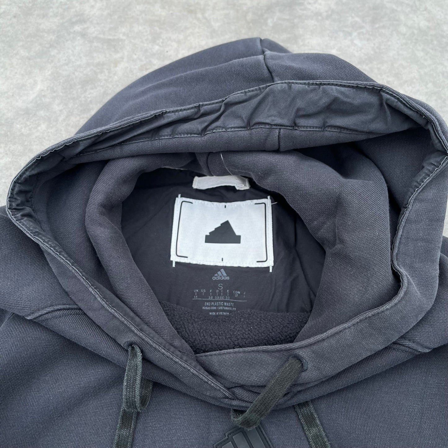 Adidas Grey Hoodie S