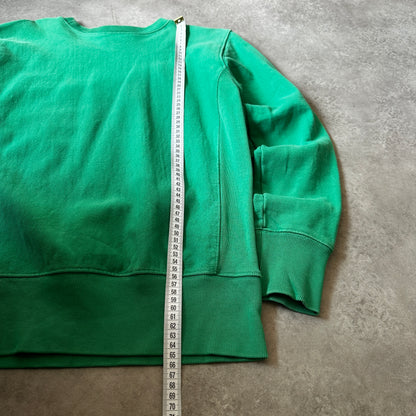 Champion Bright Green Small Chest Logo Crewneck M