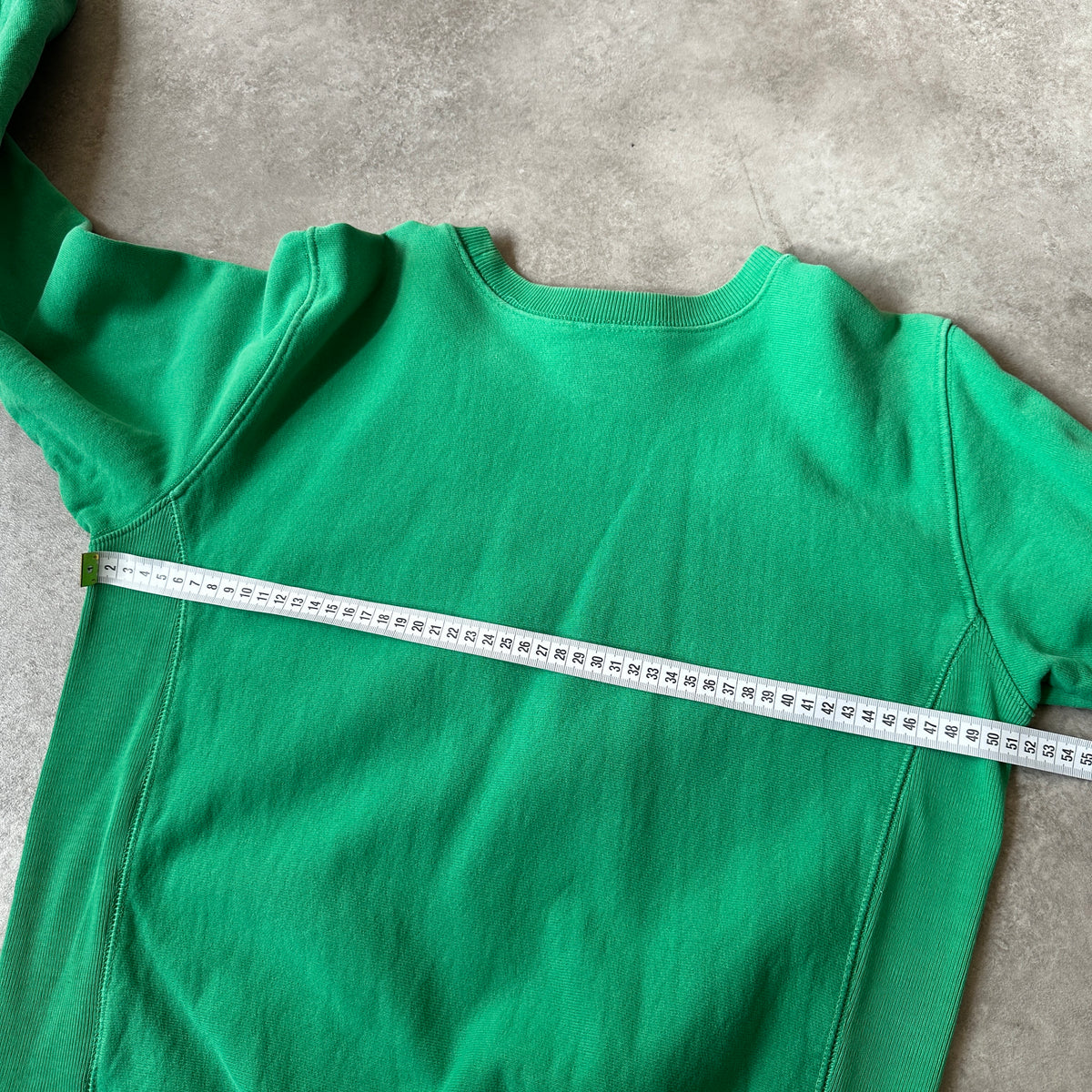 Champion Bright Green Small Chest Logo Crewneck M