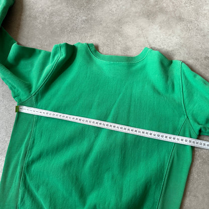 Champion Bright Green Small Chest Logo Crewneck M