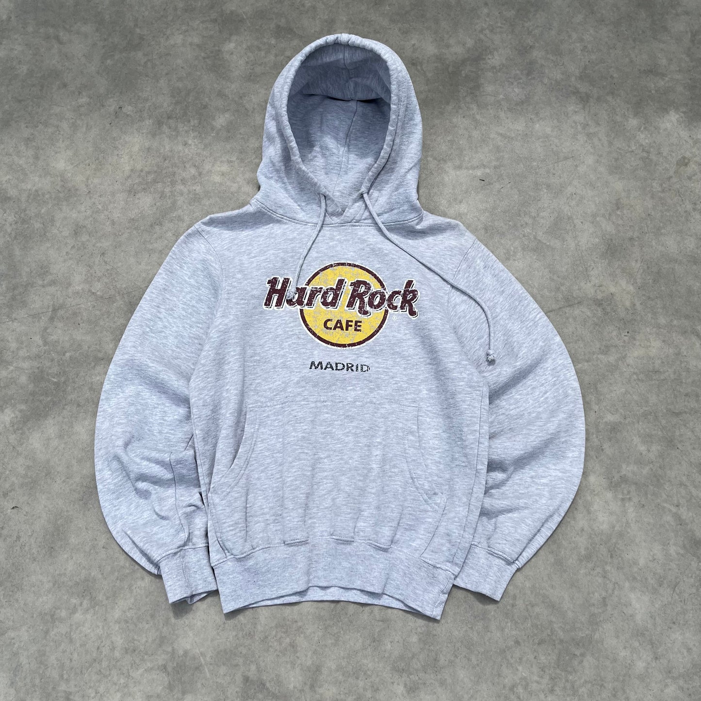 Hard Rock Cafe Madrid Grey Hoodie S