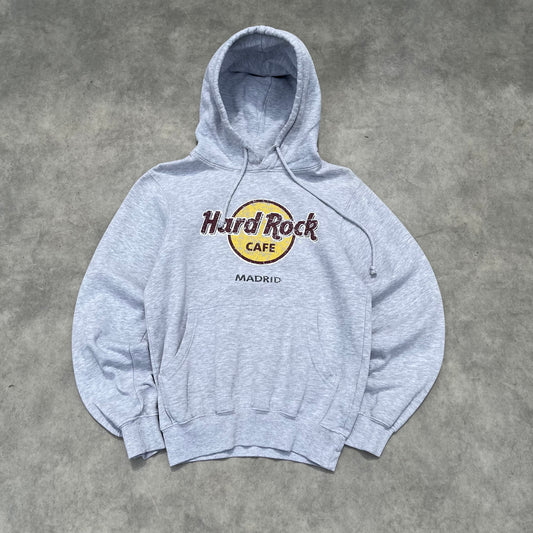 Hard Rock Cafe Madrid Grey Hoodie S